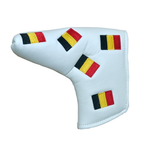  BLADE PUTTER COVER BELGIUM - WHITE