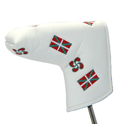  BLADE PUTTER COVER BASQUE - WHITE