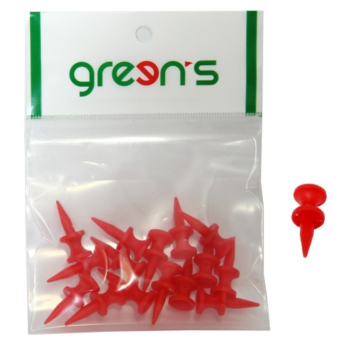 GREEN'S - 15 TEES ETAGE ROUGE 26MM - BLANC