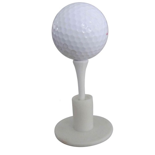  DUO RUBBER GOLF TEE - WHITE