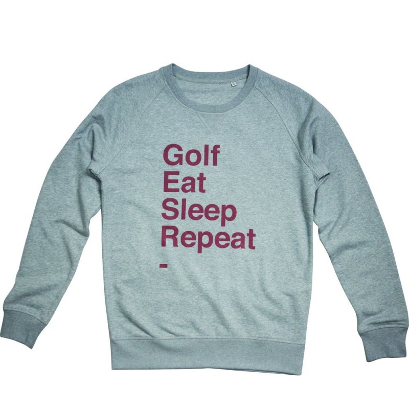  EAT SLEEP GOLF REPEAT SWEATER