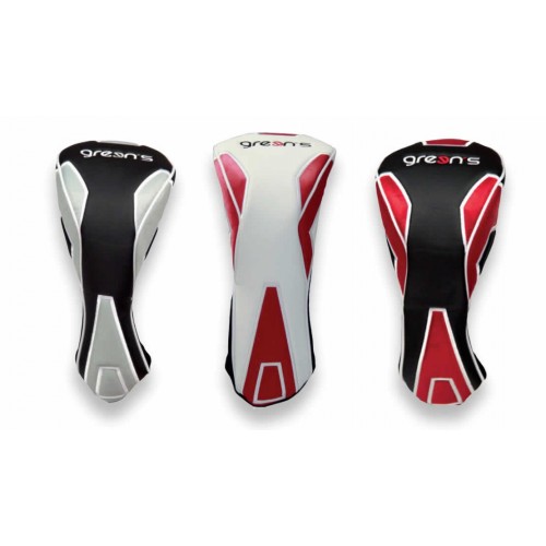  DRIVER COVER WHITE - WHITE/RED