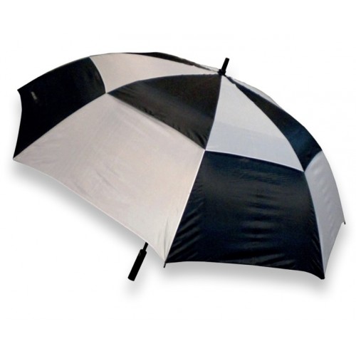 GREEN'S - PARAPLUIE UNI NOIR/BLANC