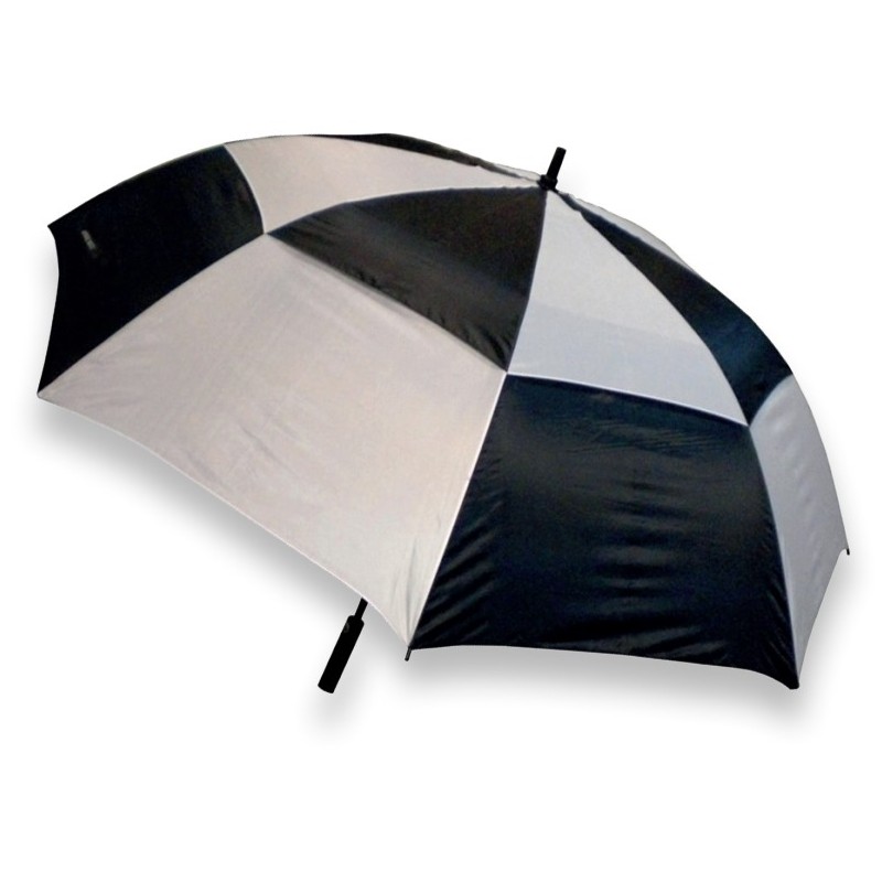 GREEN'S - PARAPLUIE UNI NOIR/BLANC