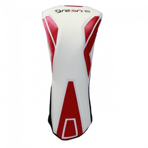  DRIVER COVER WHITE - WHITE/RED