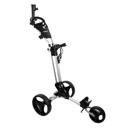 CHARIOT DE GOLF COMPACT GREEN'S - GRIS/NOIR