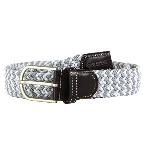 GREEN'S - CEINTURE STRESSEE - WHITE/GREY