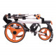  GREEN'S COMPACT GOLF TROLLEY WHITE/PINK