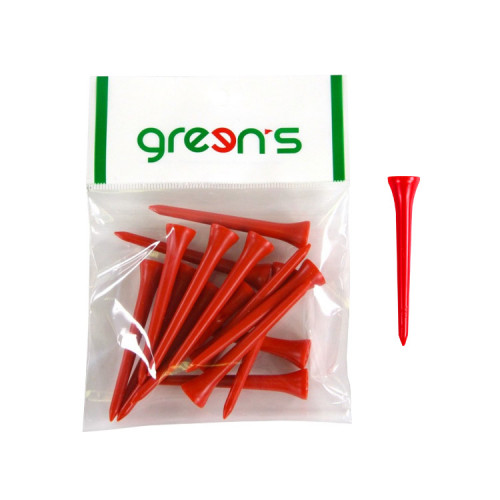GREEN'S - 15 TEES PLASTIQUE 70MM
