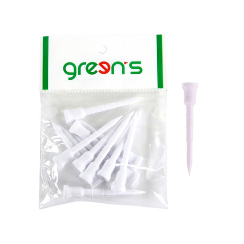 GREEN'S - 12 TEES PLASTIQUE STRIES 70MM