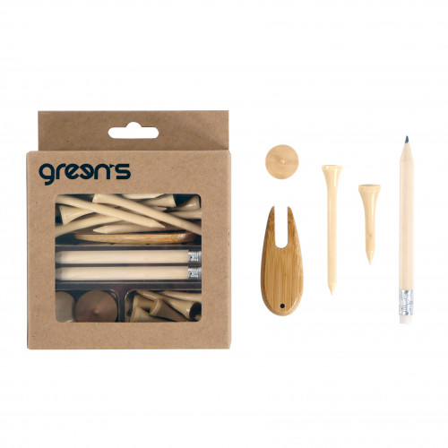 GREENS - 20  TEES 70 mm 10 TEES 38 mm 2 RELEVES PITCH ET 2 CRAYONS