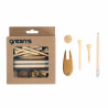 GREENS - 20  TEES 70 mm 10 TEES 38 mm 2 RELEVES PITCH ET 2 CRAYONS